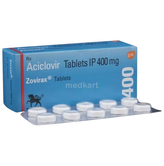 zovirax 400mg tablet 10's